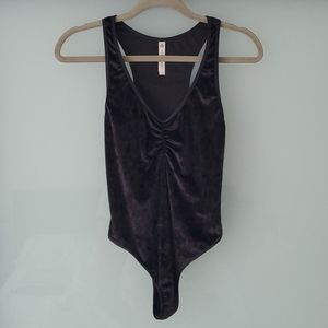 Fortnight - Black Velvet Bodysuit